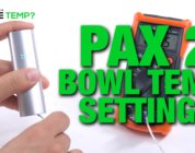 What are the Pax 2 Temperature settings?